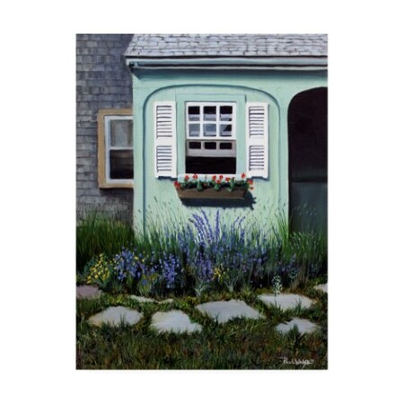 Paul Walsh 'Cape Cod Garden' Canvas Art,18x24